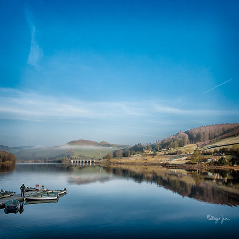 JUMBO ART - LADYBOWER  - HUGE 1 Metre Square Canvas